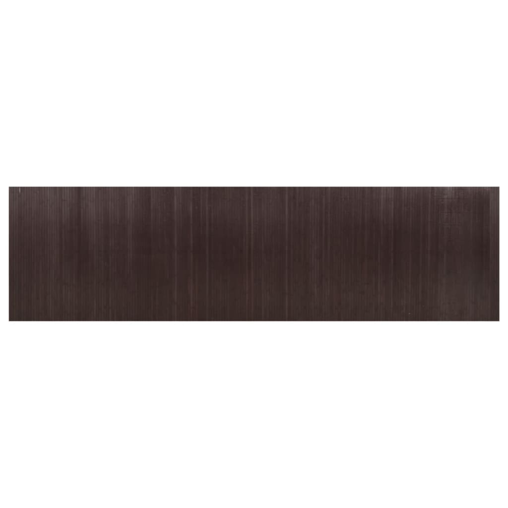 Room Divider Dark Brown Width 600 cm Height 165 cm Bamboo
