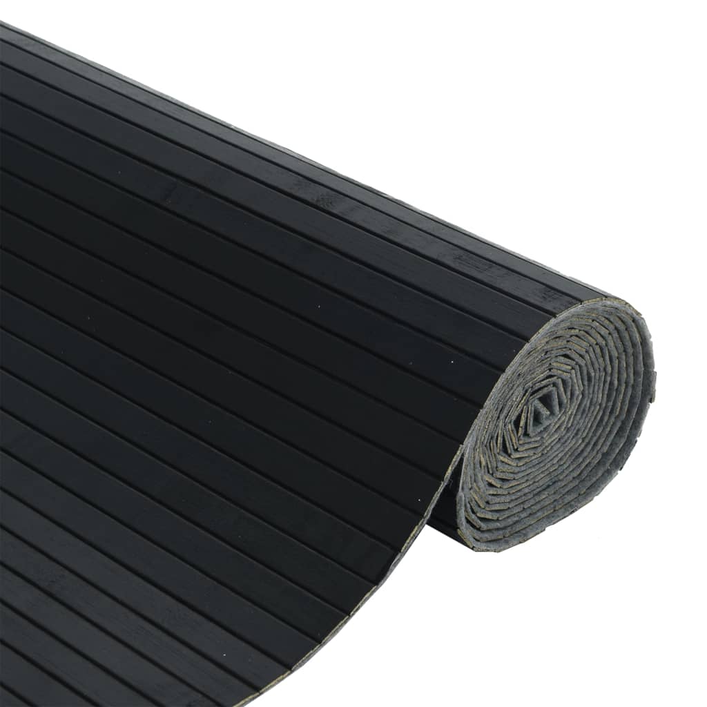 Room Divider Black Width 800 cm Height 165 cm Bamboo