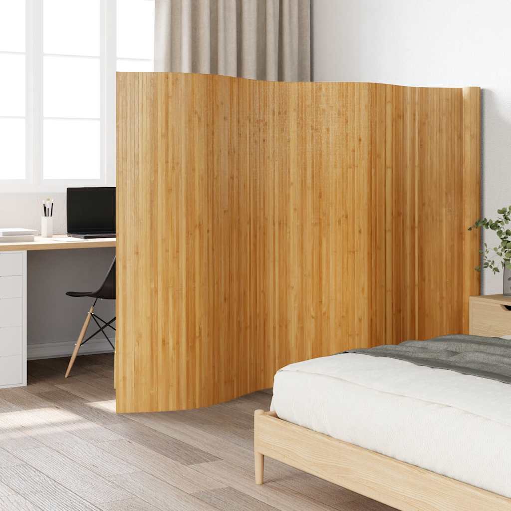 Room Divider Natural Width 800 cm Height 165 cm Bamboo