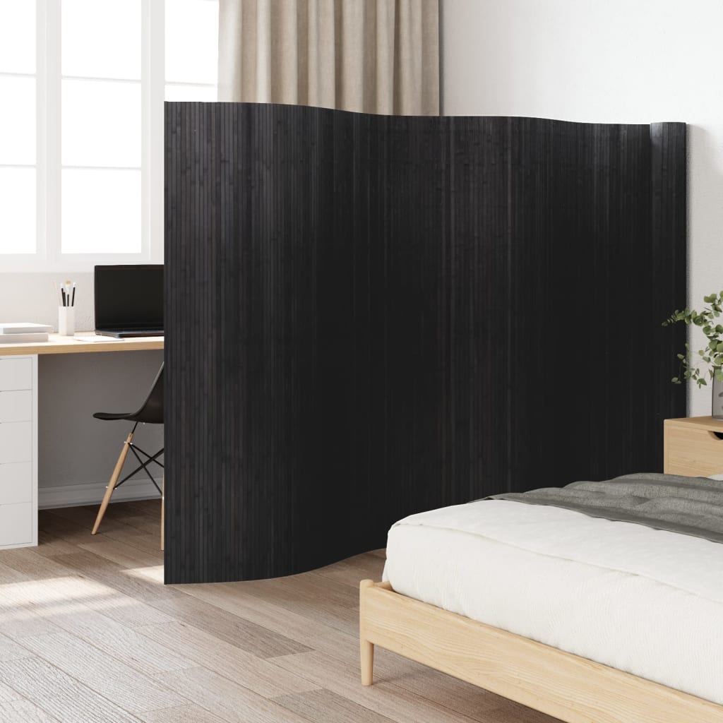 Room Divider Grey Width 800 cm Height 165 cm Bamboo