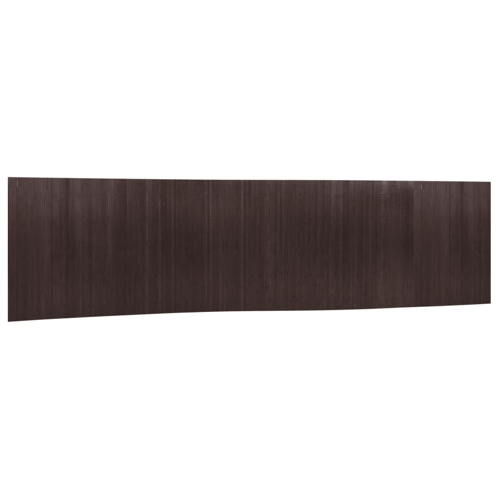 Room Divider Dark Brown Width 800 cm Height 165 cm Bamboo