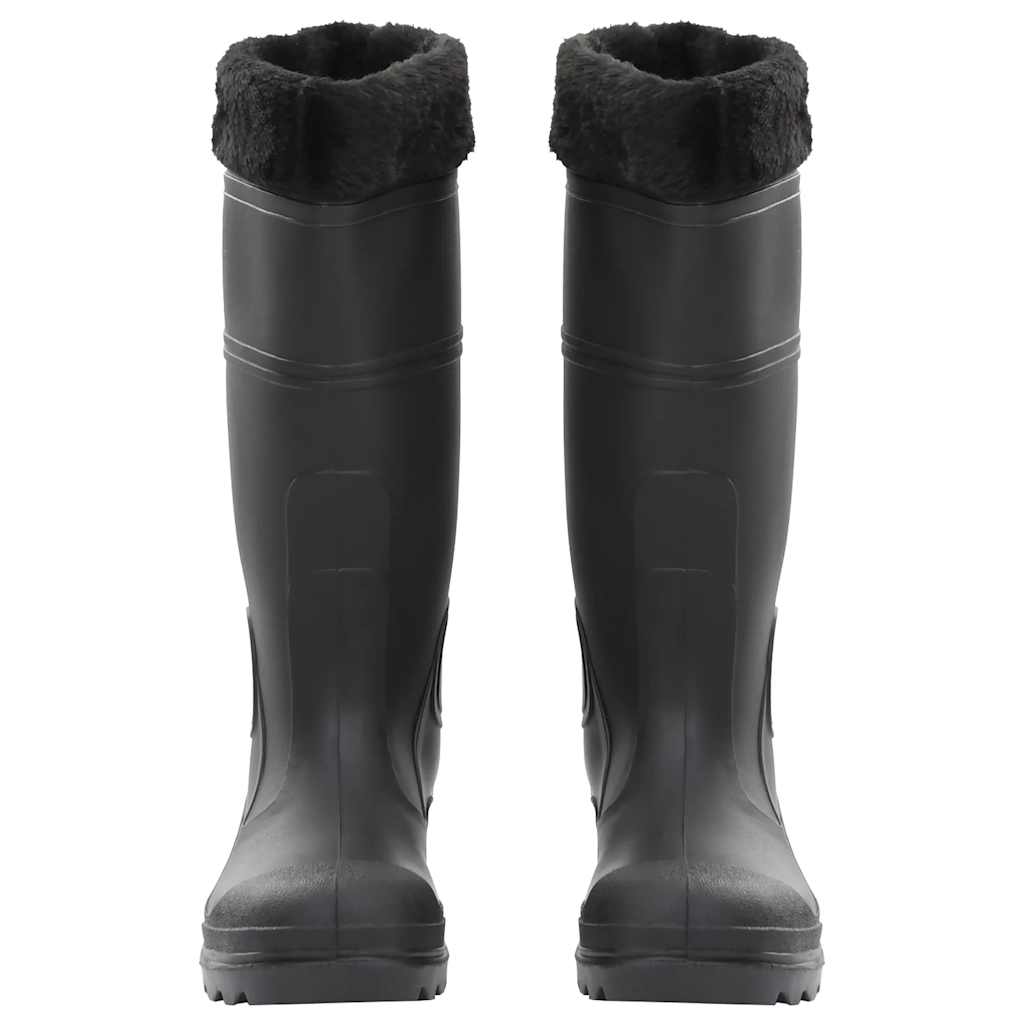 Rian Boots with Removable Socks Black Size 39 PVC