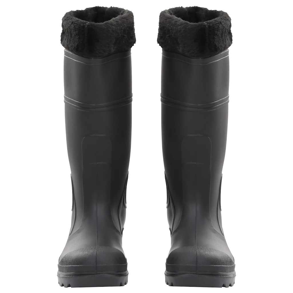 Rian Boots with Removable Socks Black Size 40 PVC