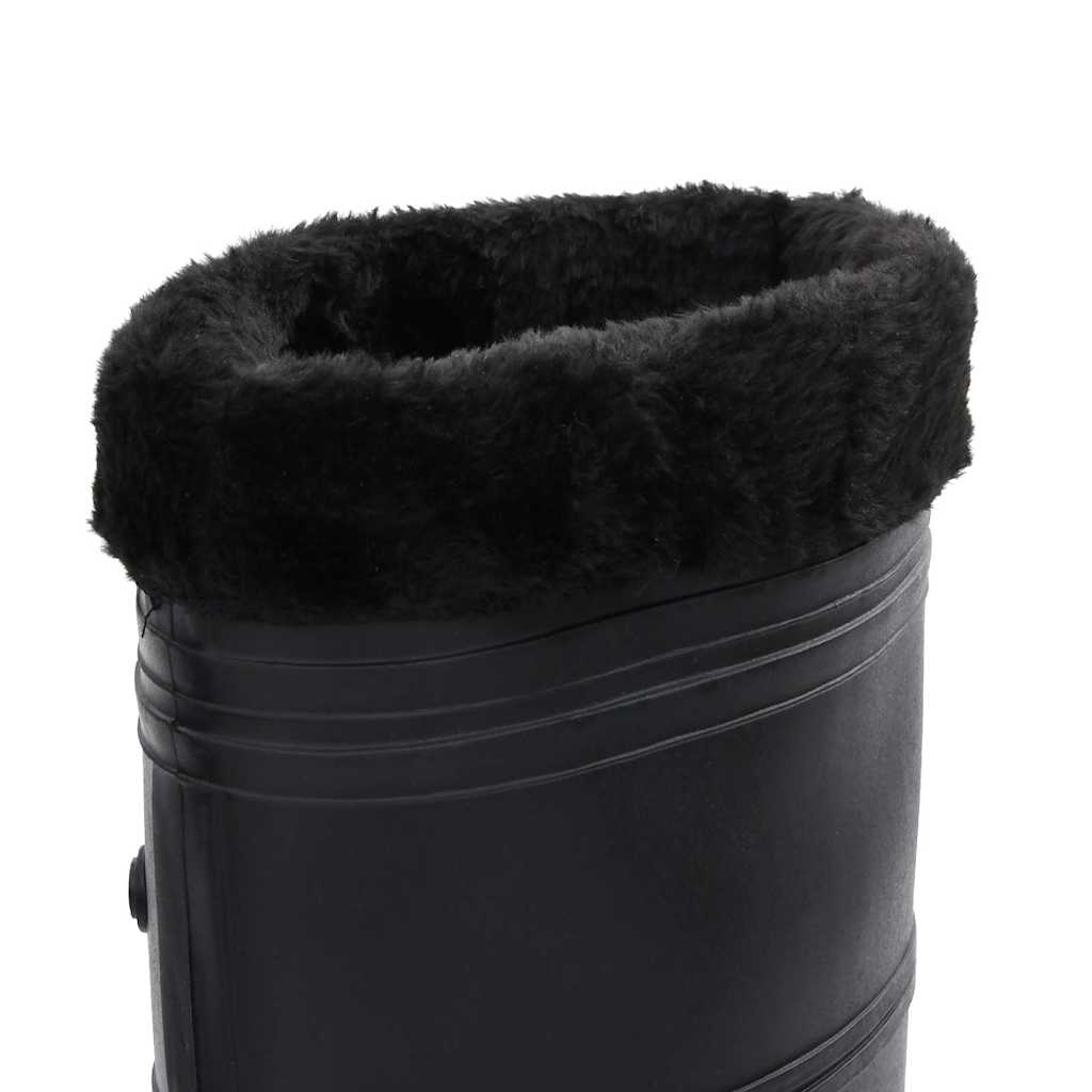 Rain Boots with Removable Socks Black Size 41 PVC