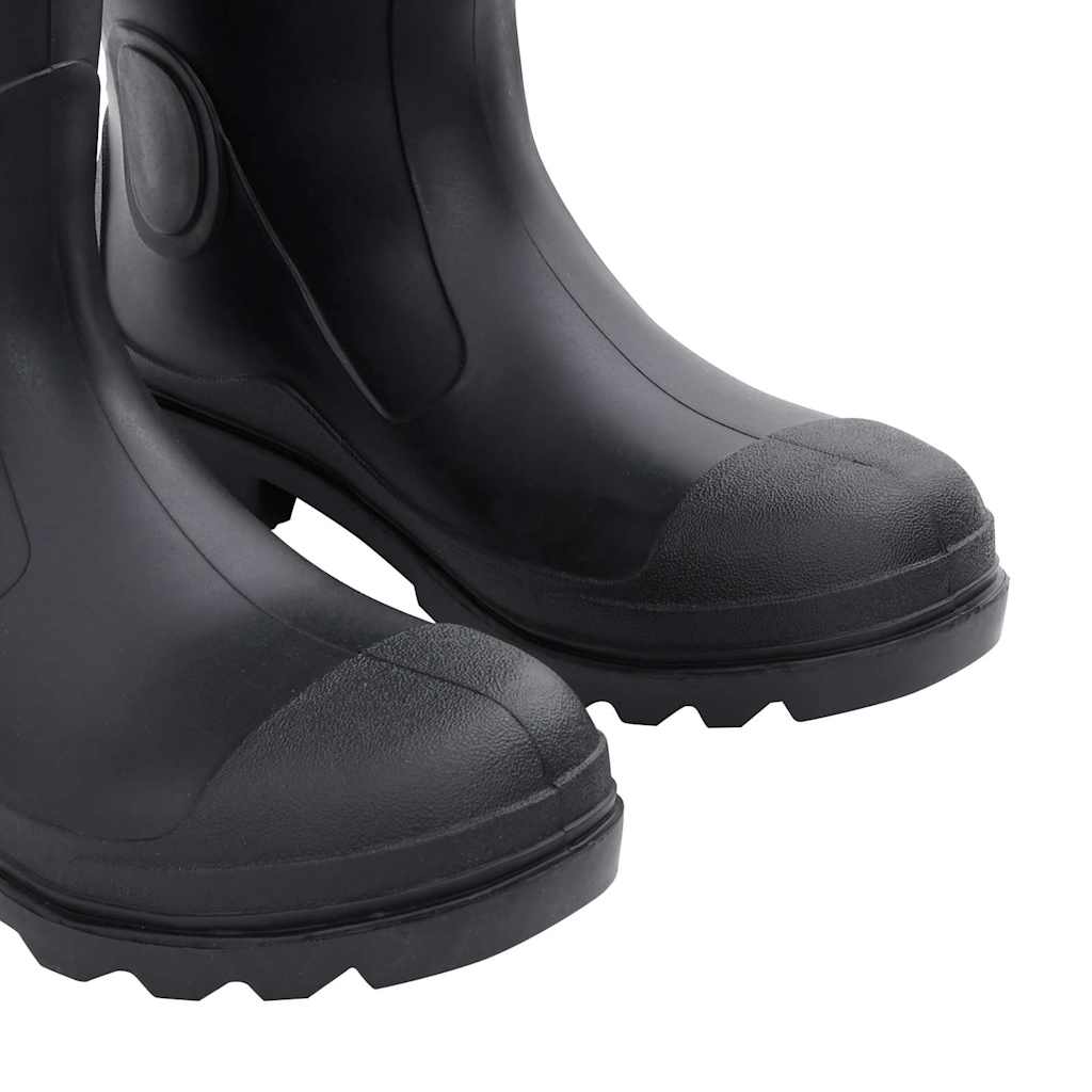 Rain Boots with Removable Socks Black Size 41 PVC