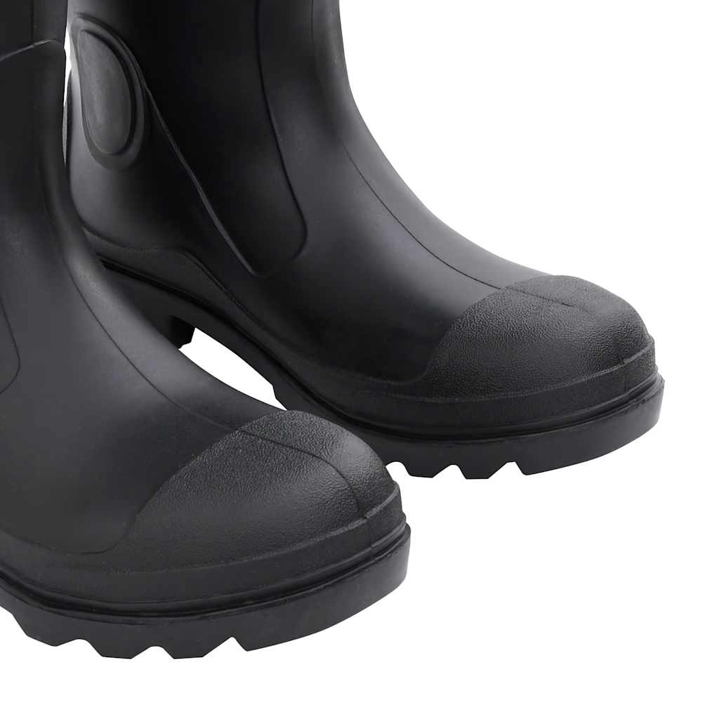 Rain Boots with Removable Socks Black Size 42 PVC