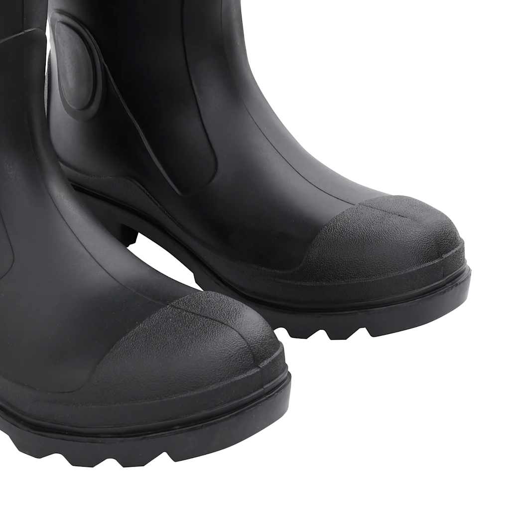 Rain Boots with Removable Socks Black Size 43 PVC