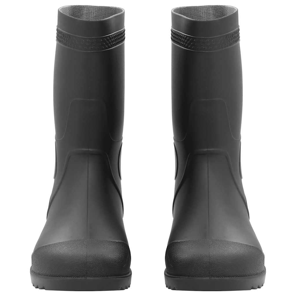 Rain Boots Black Size 45 PVC
