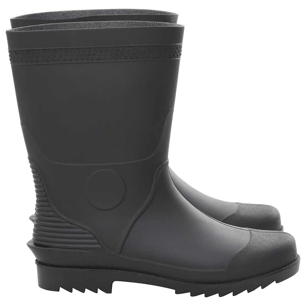 Rain Boots Black Size 45 PVC