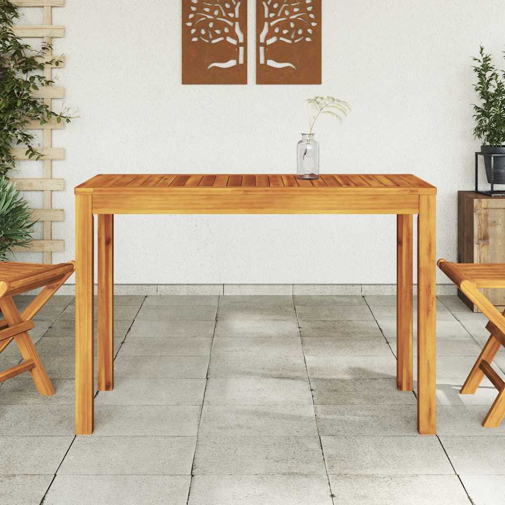 366368 vidaXL Garden Dining Table 110x55x75 cm Solid Wood Acacia