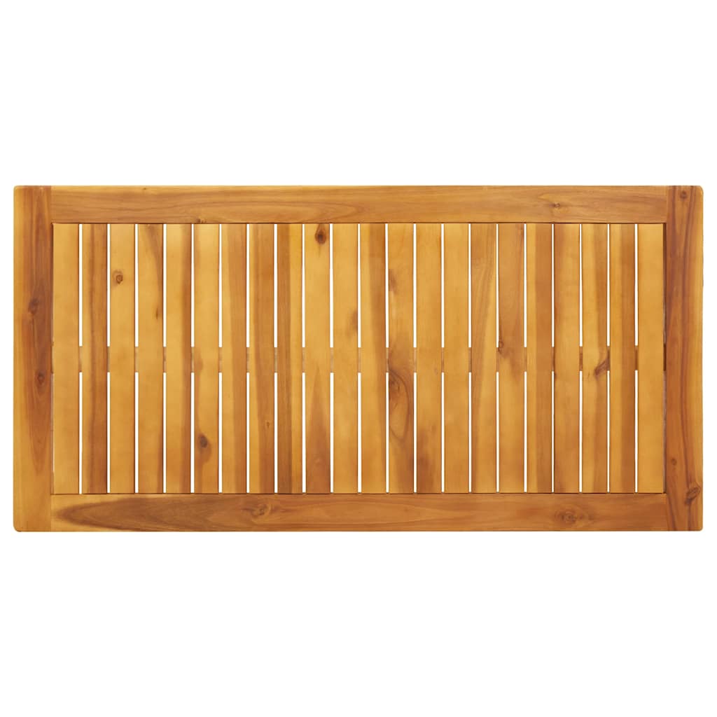 366368 vidaXL Garden Dining Table 110x55x75 cm Solid Wood Acacia