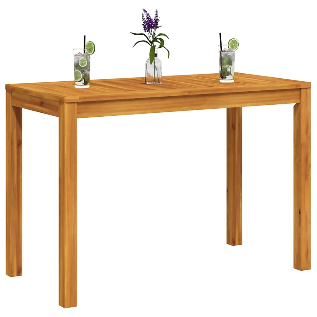366368 vidaXL Garden Dining Table 110x55x75 cm Solid Wood Acacia