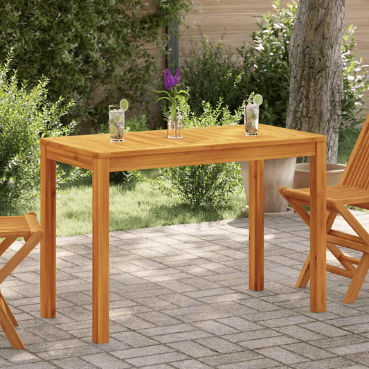 Garden Dining Table 110x55x75 cm Solid Wood Acacia