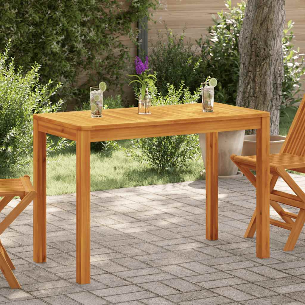 366368 vidaXL Garden Dining Table 110x55x75 cm Solid Wood Acacia