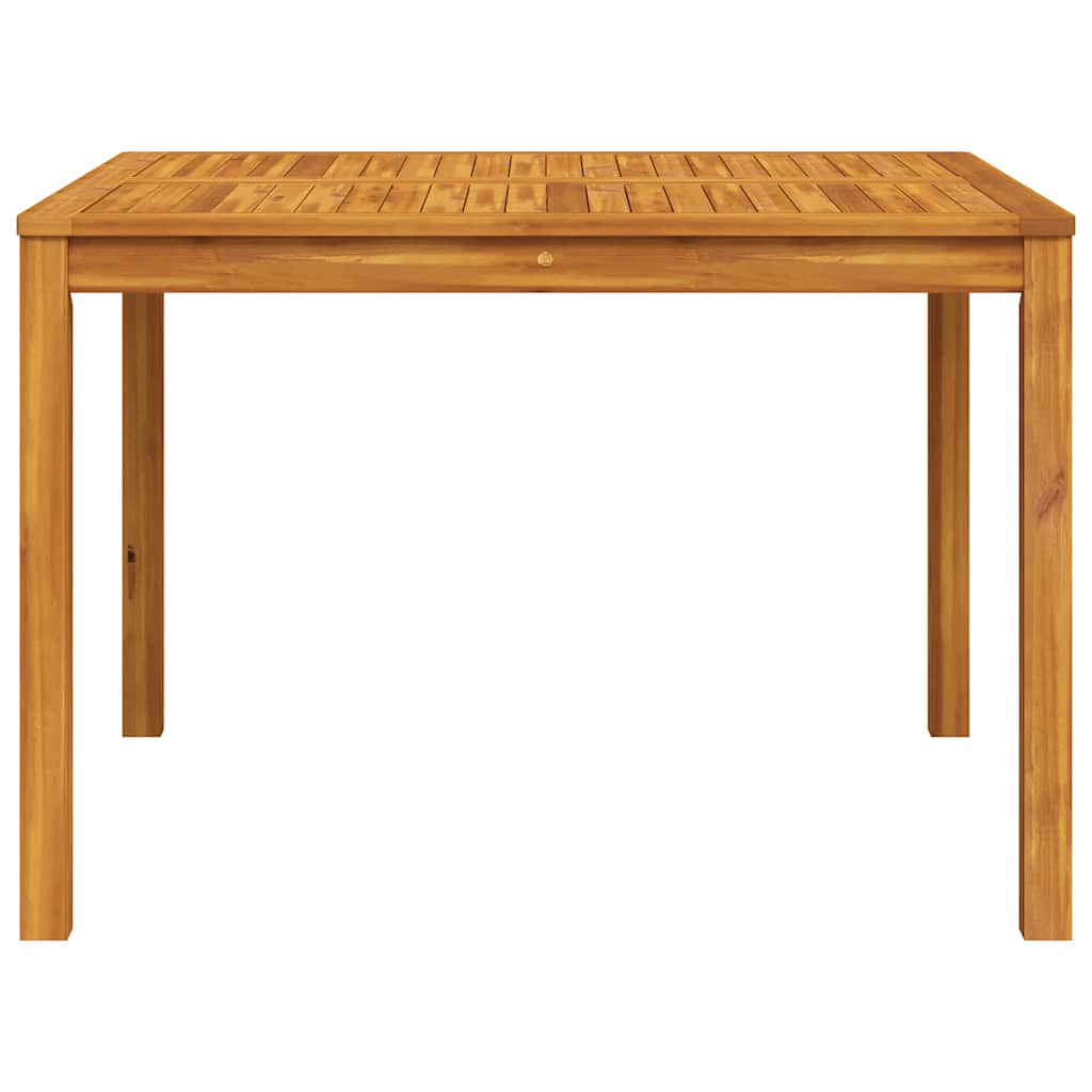 366369 vidaXL Garden Dining Table 110x110x75 cm Solid Wood Acacia