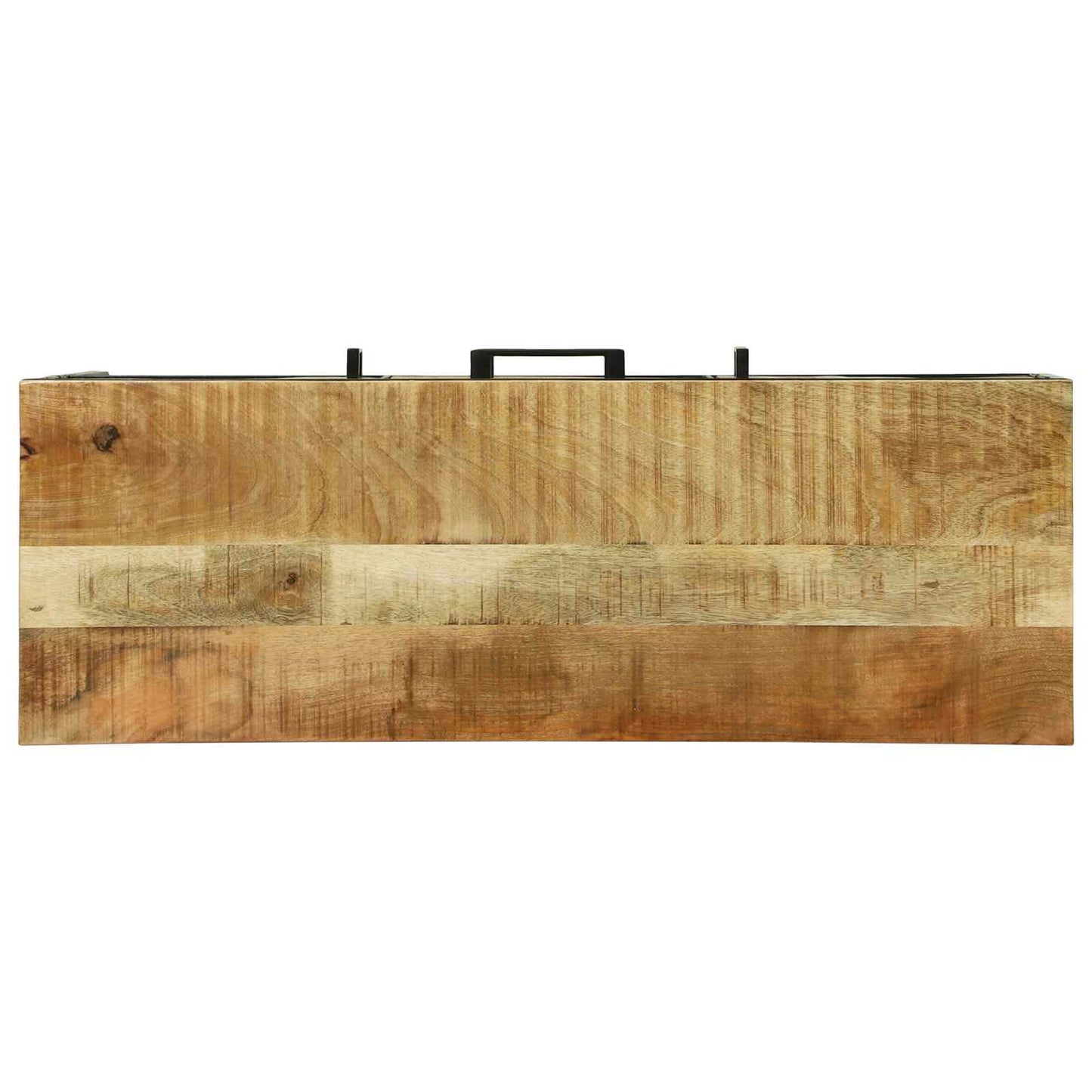 Console Table with Door Brown 100 x 35 x 70 cm Solid Mango Wood