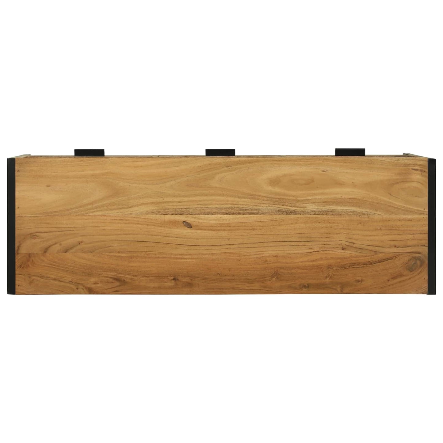 TV Cabinet with Drawer Brown 100 x 35 x 50 cm Solid Acacia Wood