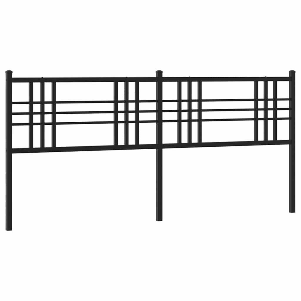 Metal Replace Headboard Black 193cm