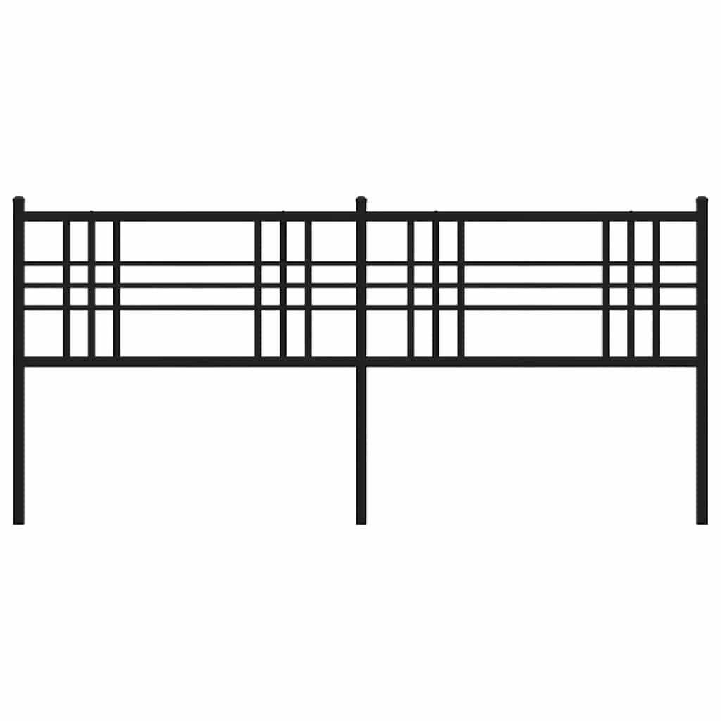 Metal Replace Headboard Black 193cm