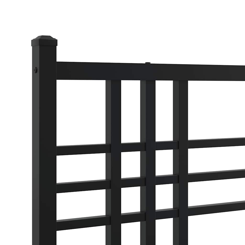 Metal Replace Headboard Black 193cm