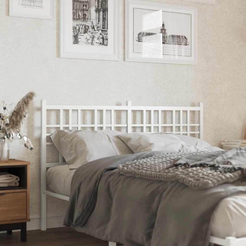 Metal Replace Headboard White 120cm