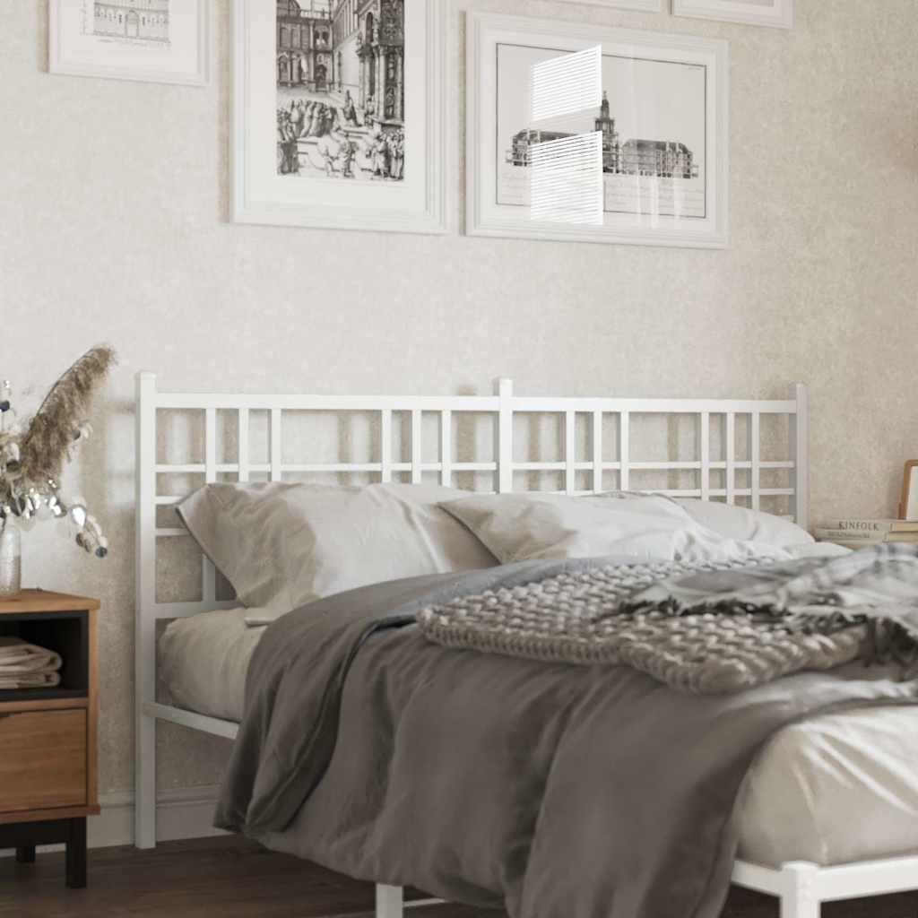 Metal Replace Headboard White 160cm