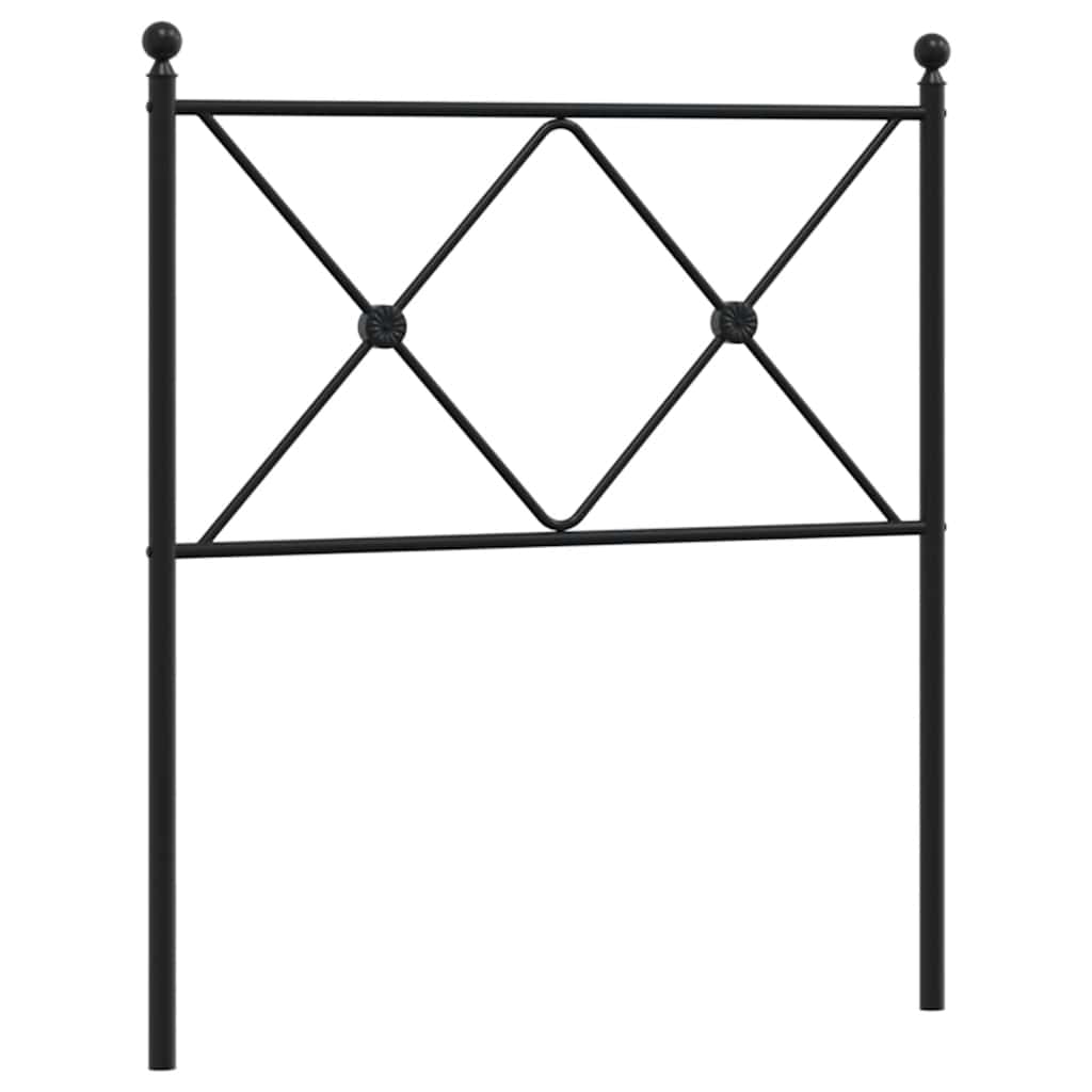 Metal Replace Headboard Black 75cm