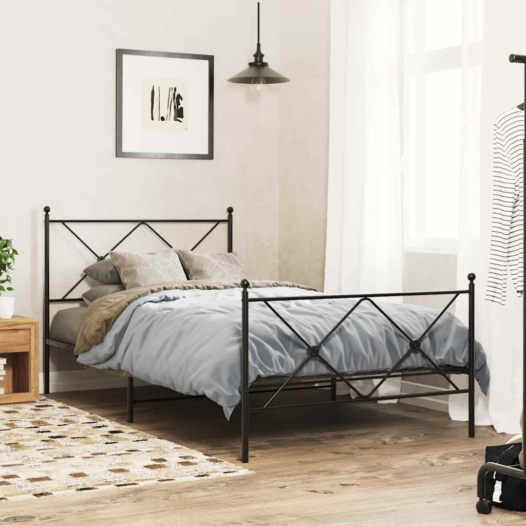 Metal Replace Headboard Black 100cm