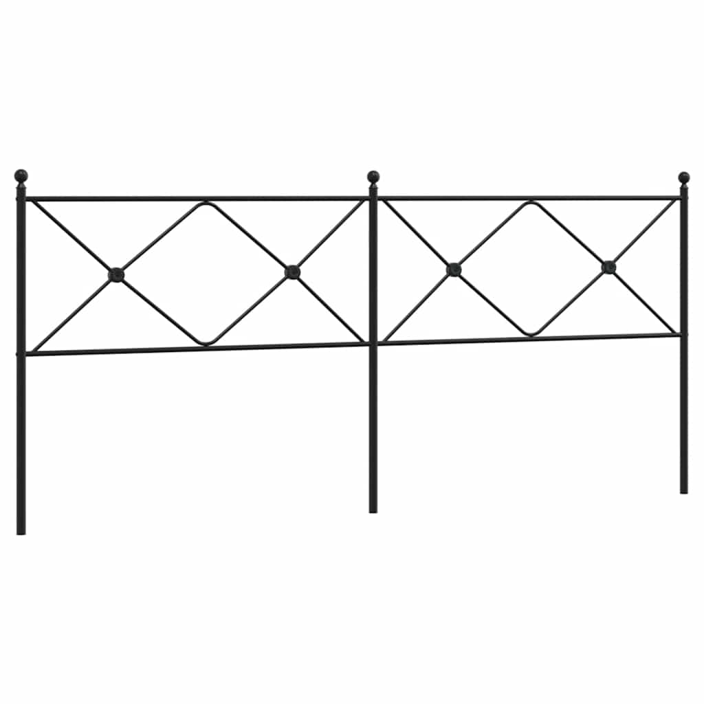 Metal Replace Headboard Black 193cm