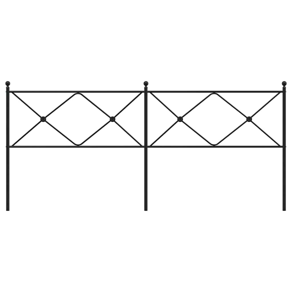 Metal Replace Headboard Black 193cm