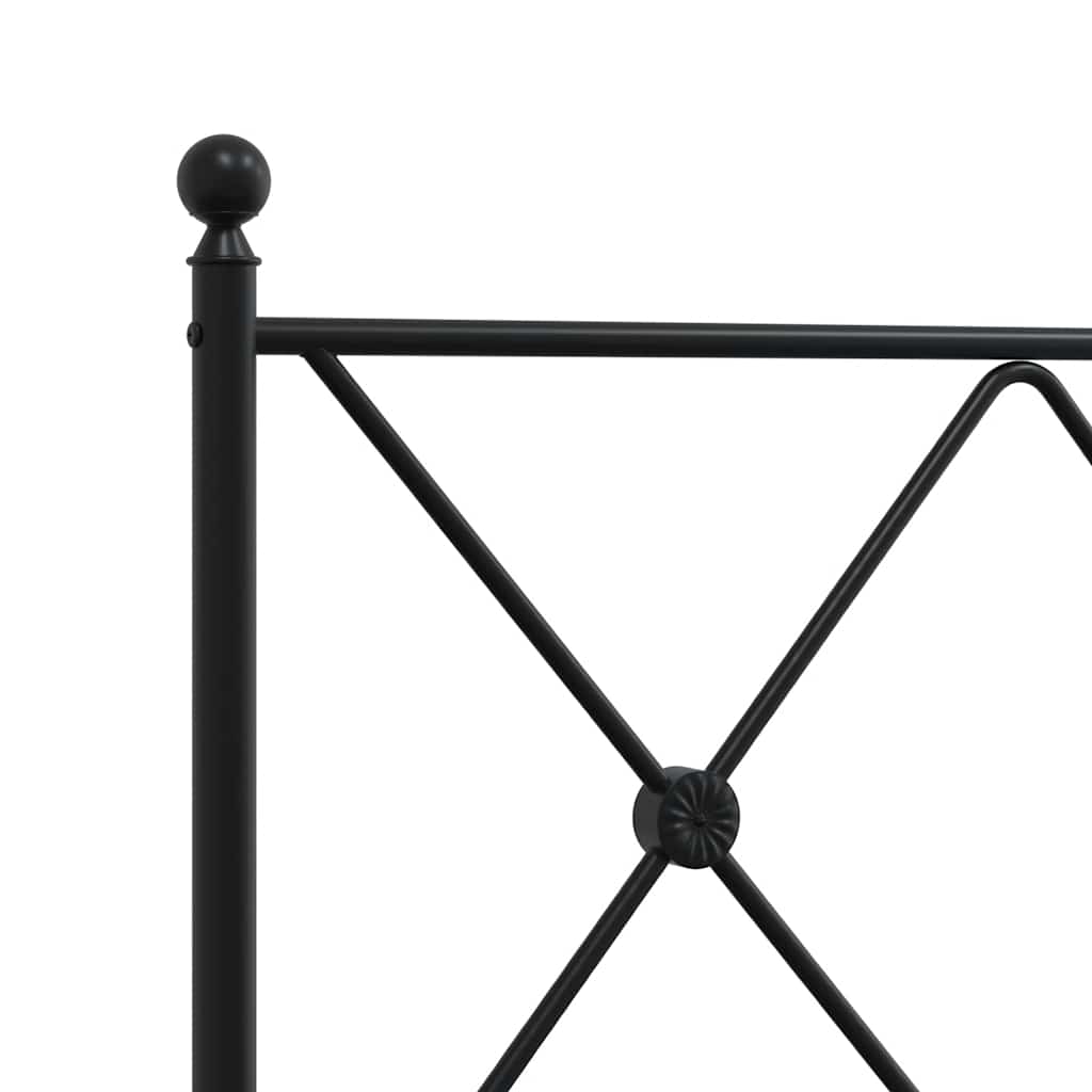 Metal Replace Headboard Black 193cm