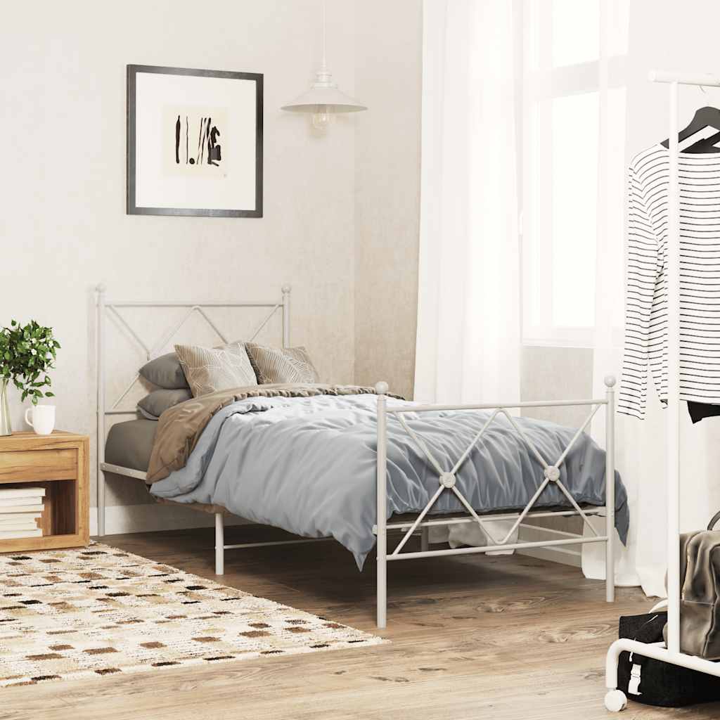Metal Replace Headboard White 75cm
