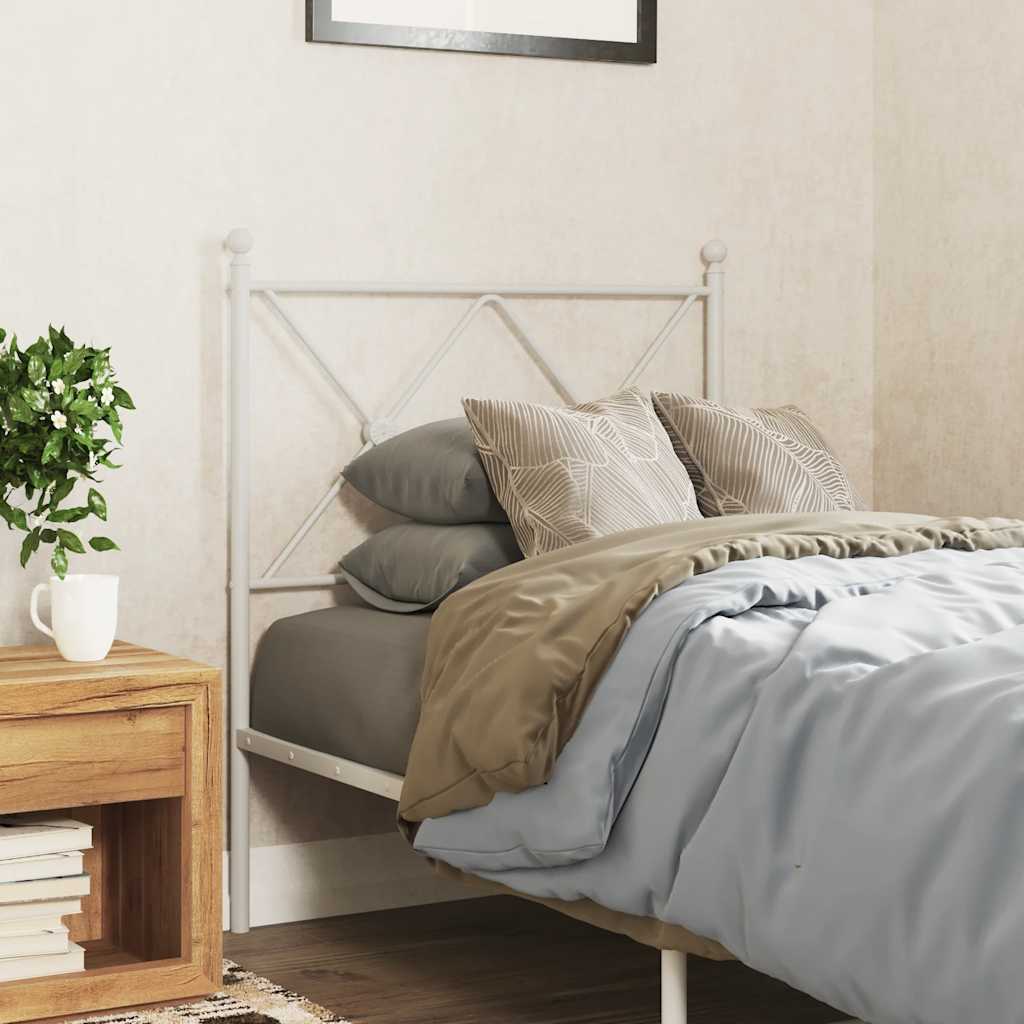 Metal Replace Headboard White 75cm