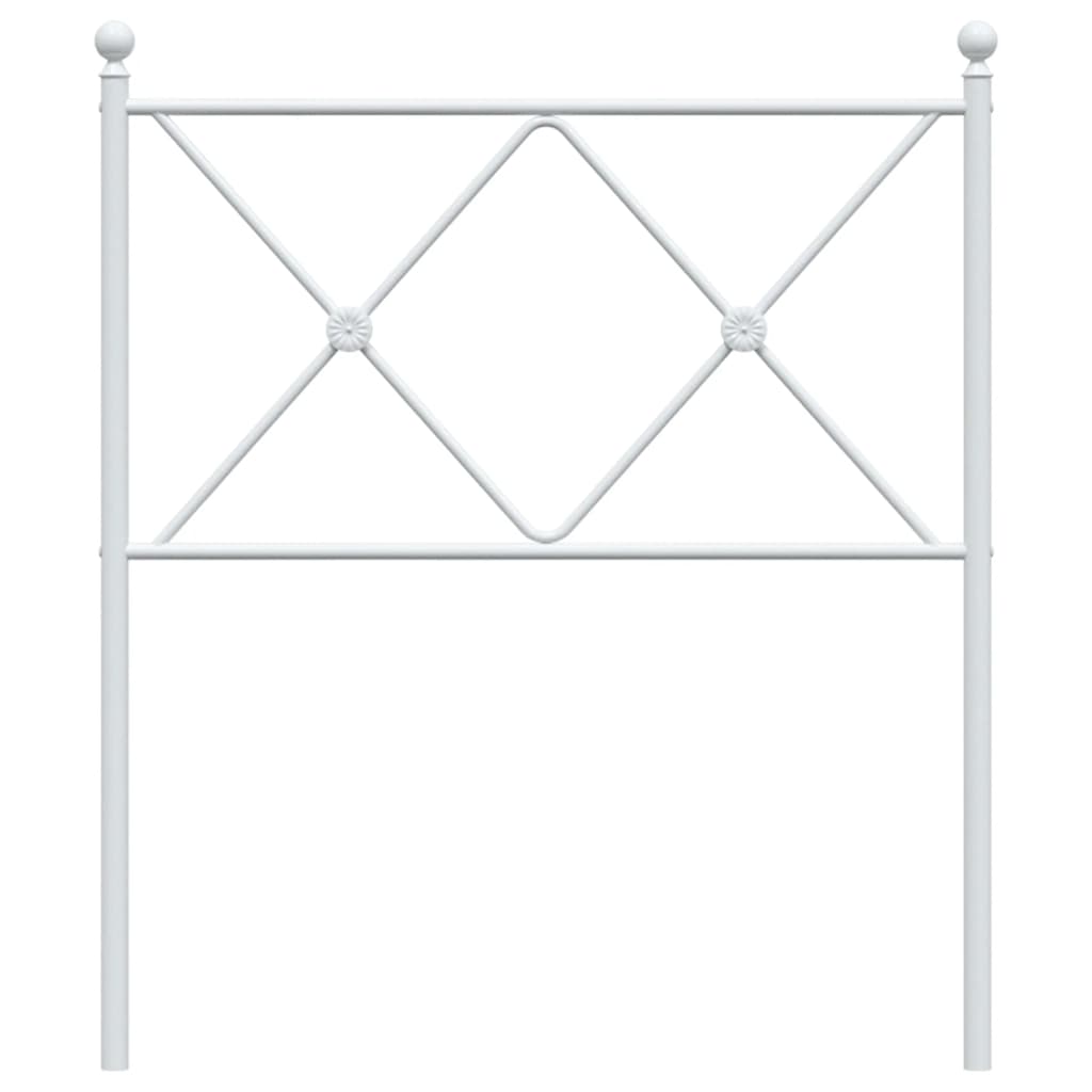 Metal Replace Headboard White 80cm