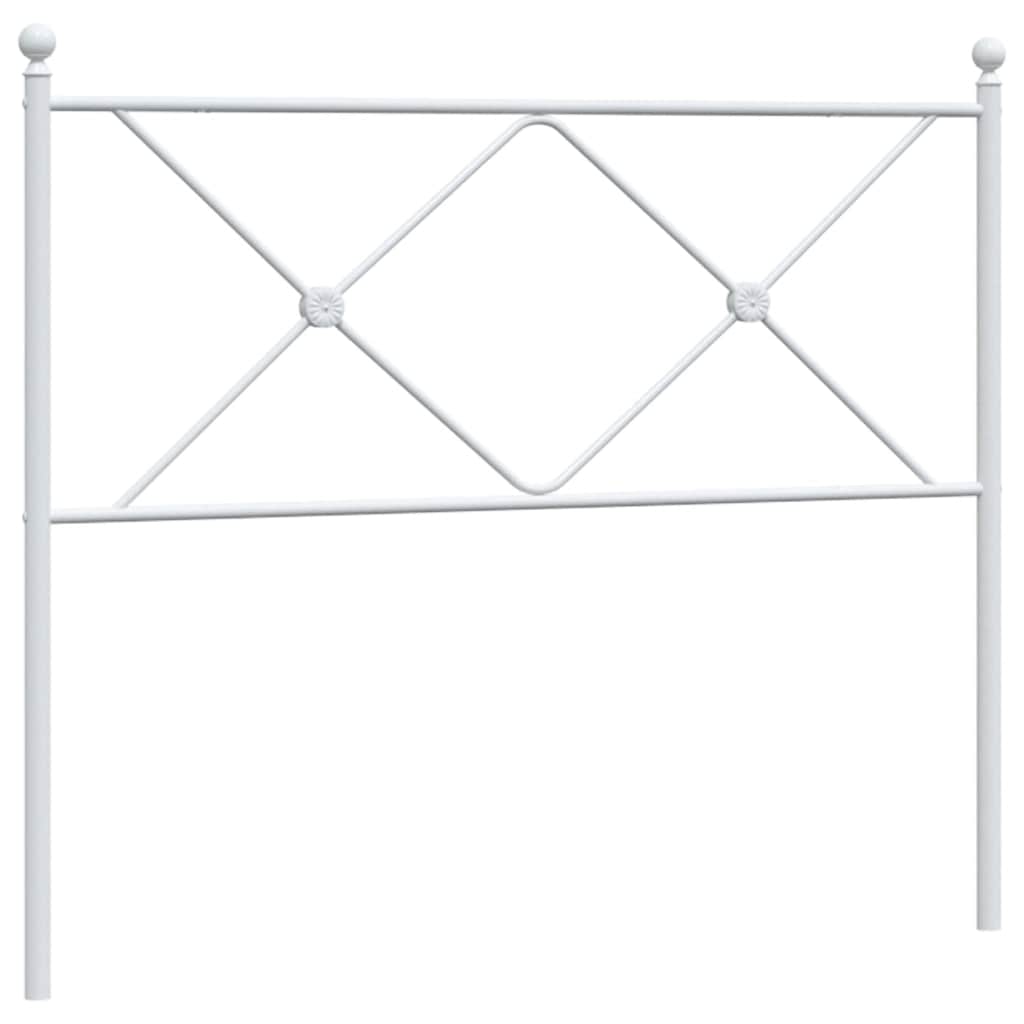 Metal Replace Headboard White 100cm