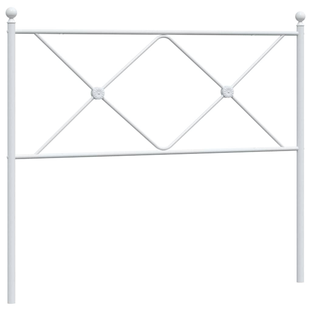Metal Replace Headboard White 107cm