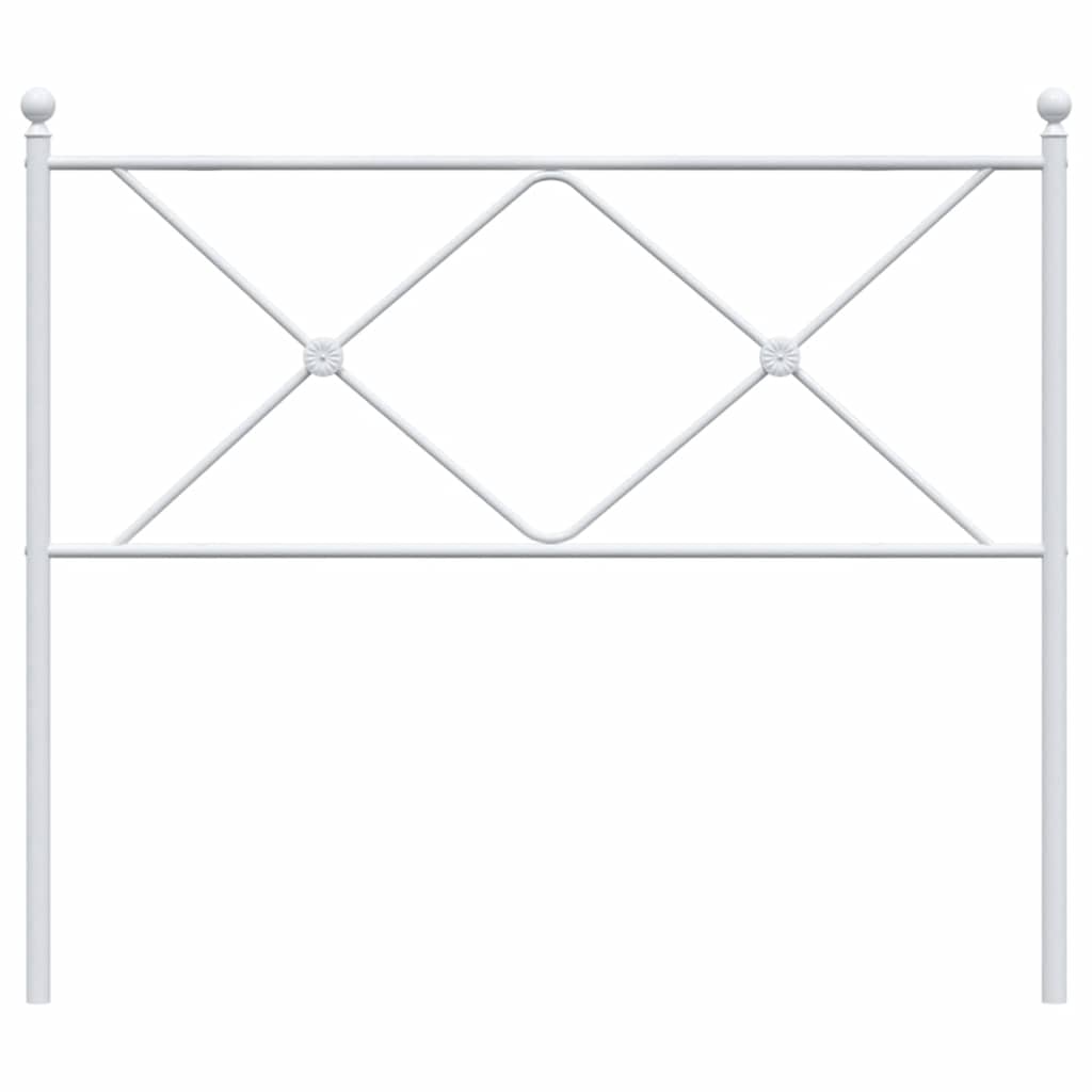 Metal Replace Headboard White 107cm