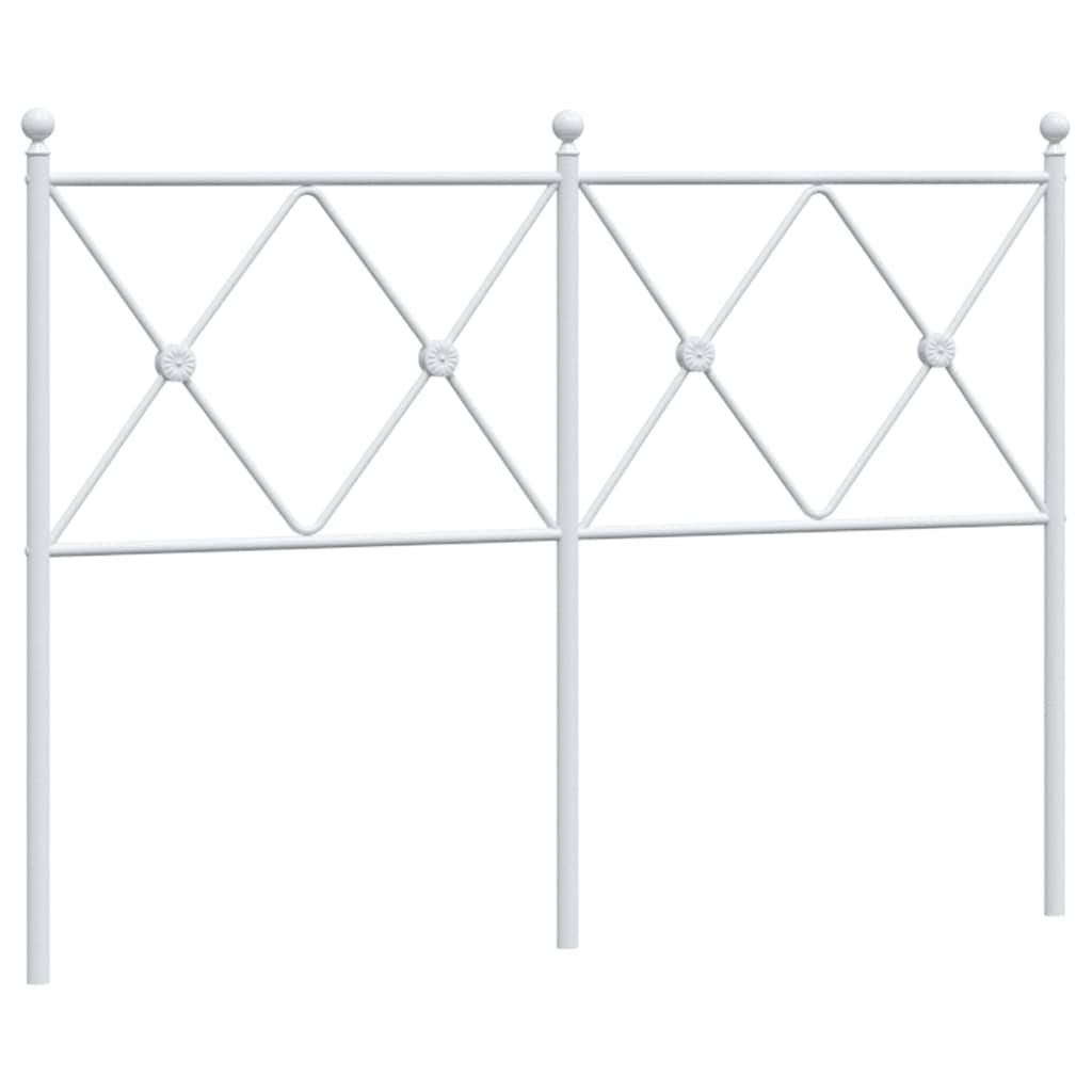 Metal Replace Headboard White 120cm