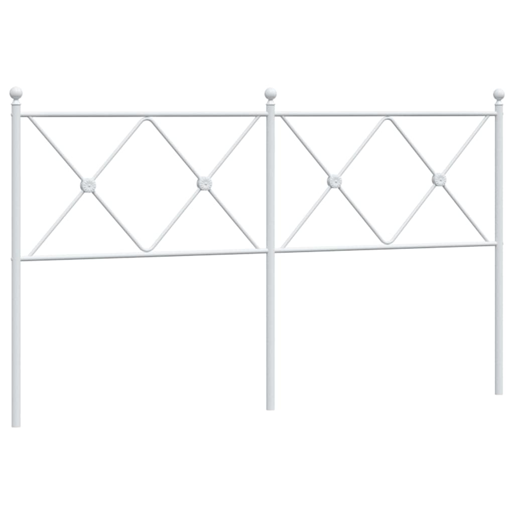 Metal Replace Headboard White 160cm