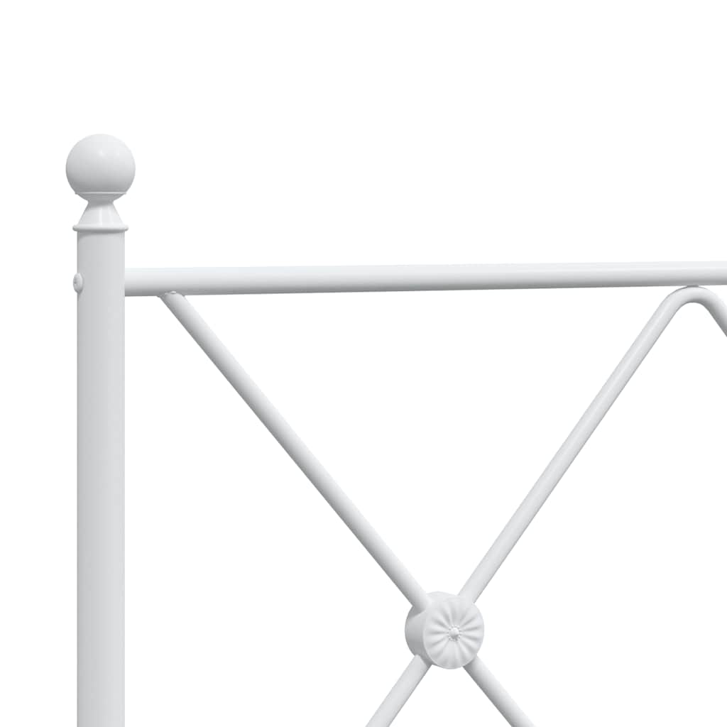 Metal Replace Headboard White 160cm