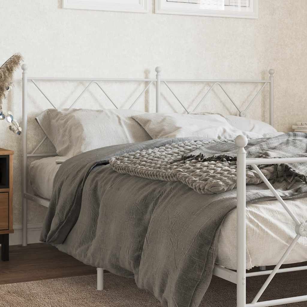 Metal Replace Headboard White 160cm