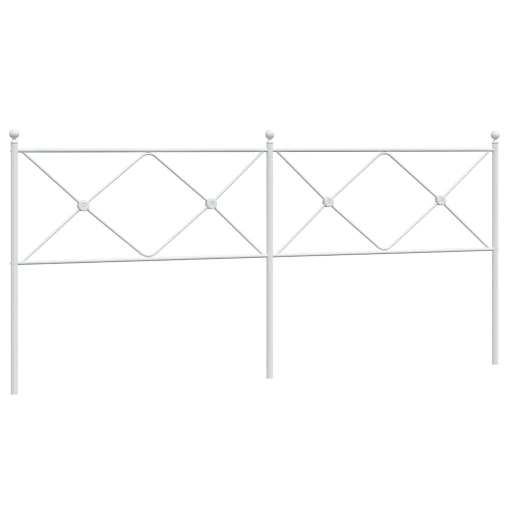 Metal Replace Headboard White 200cm