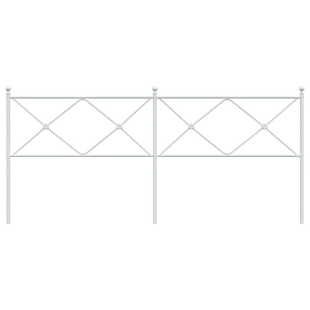 Metal Replace Headboard White 200cm