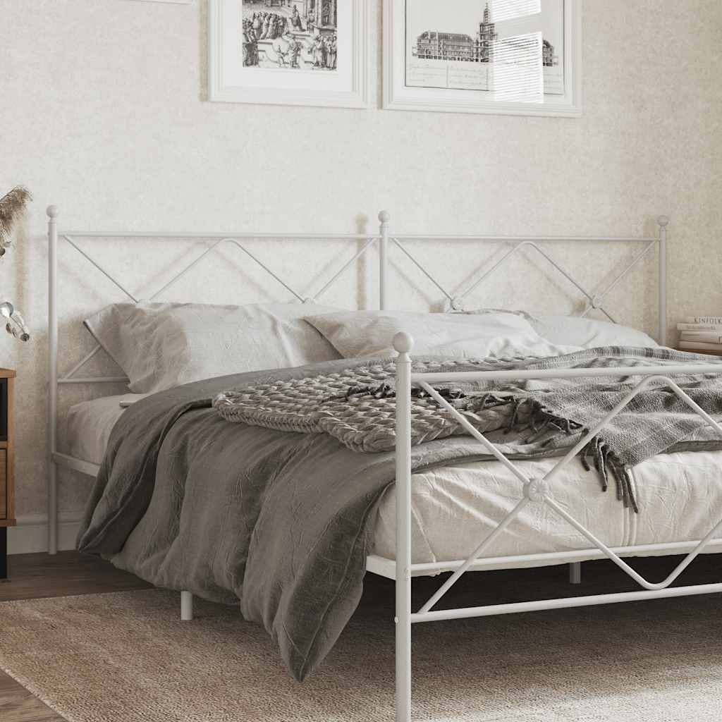 Metal Replace Headboard White 200cm