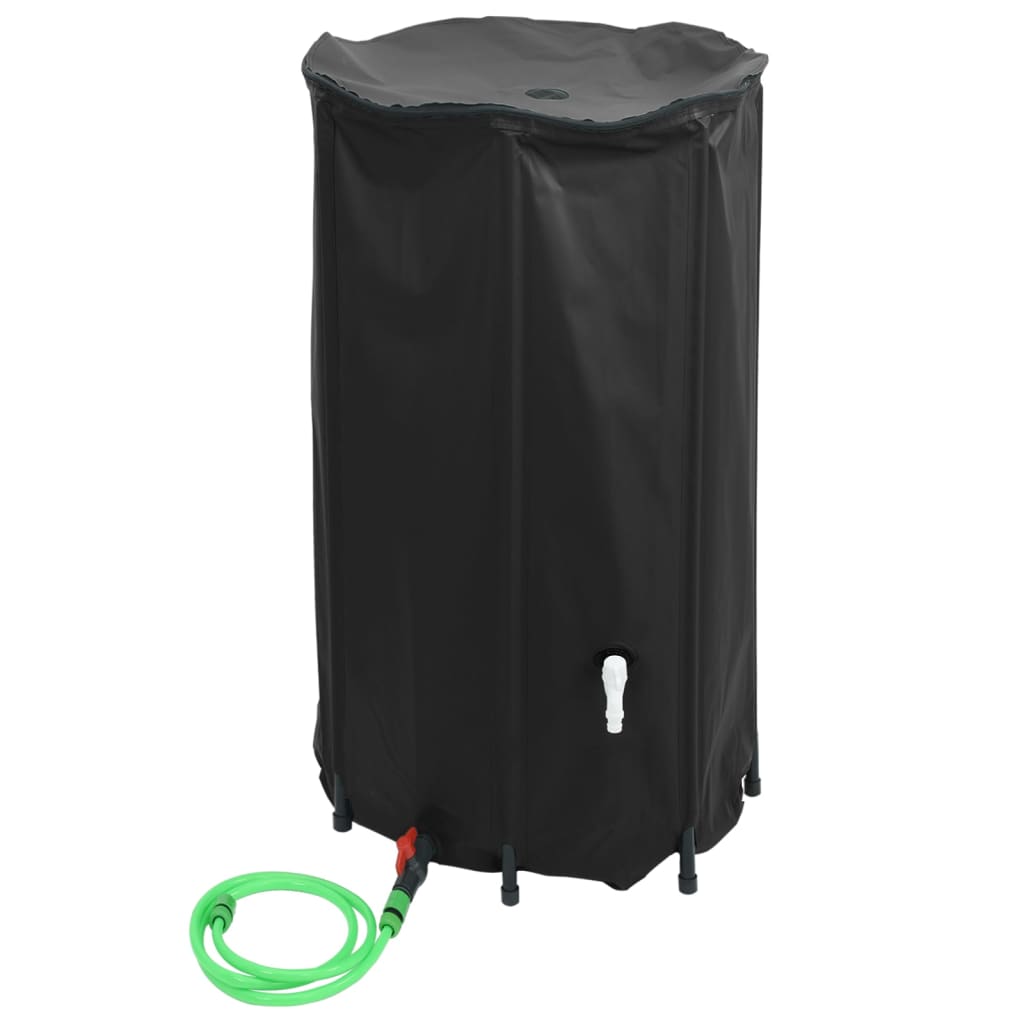 vidaXL Water Tank with Tap Foldable 250 L PVC