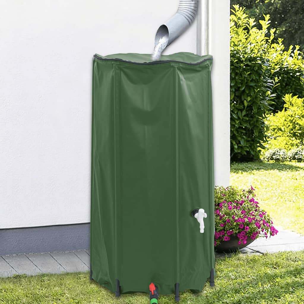 vidaXL Water Tank with Tap Foldable 100 L PVC