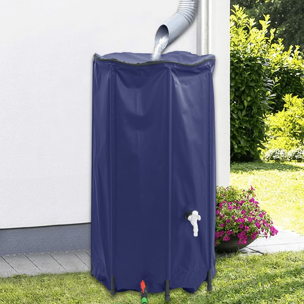 vidaXL Water Tank with Tap Foldable 380 L PVC