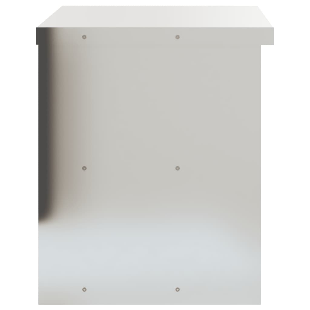 vidaXL Kitchen Wall Cabinet with Shelf Stainless Steel