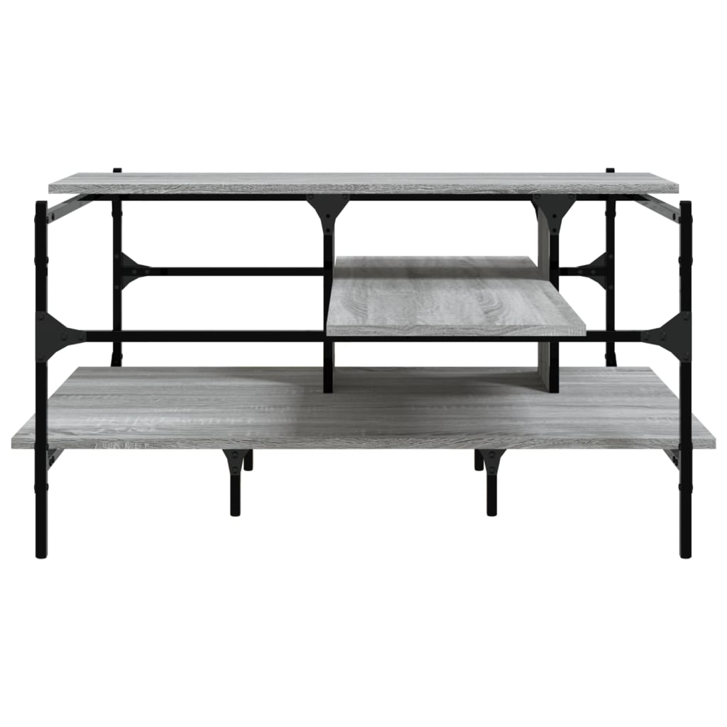 Coffee Table Grey Sonoma 100x100x48,5 cm Engineered Wood