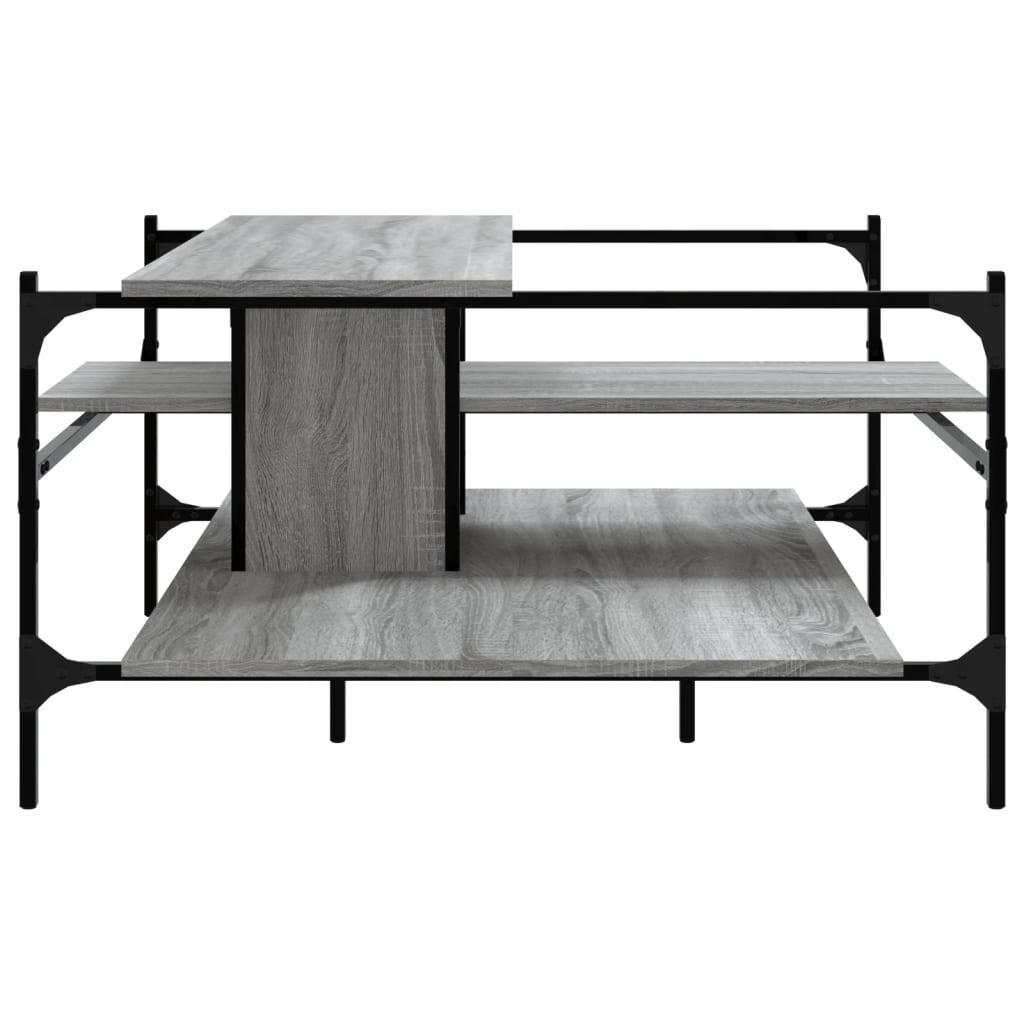 Coffee Table Grey Sonoma 100x100x48,5 cm Engineered Wood
